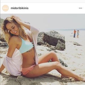 Midori mint bikini top